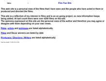 Tablet Screenshot of filmfansite.org.uk